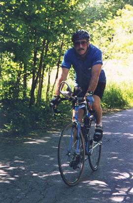 Arnie is happy to lead Vermont bicycle tours